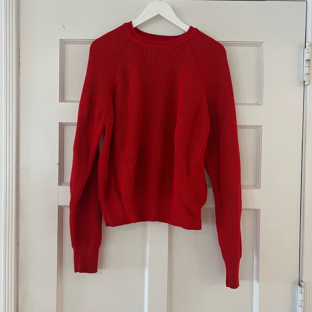 Mara Hoffman Oversized Red Sweater